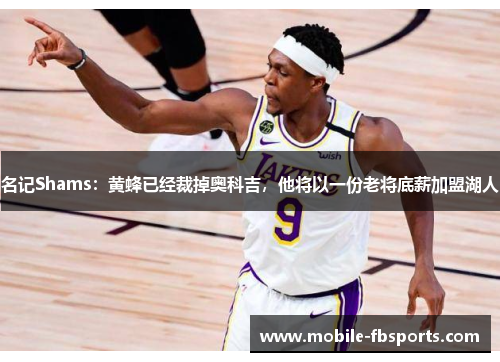 名记Shams：黄蜂已经裁掉奥科吉，他将以一份老将底薪加盟湖人